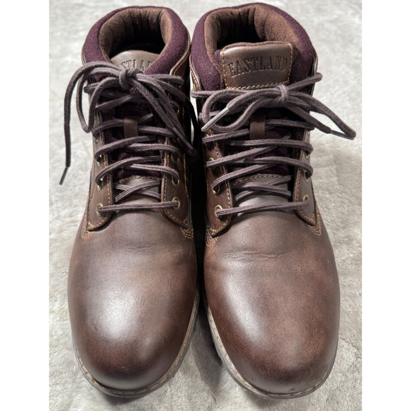 Eastland Finn Brown Faux Leather Chukka Boots Mens Size 10  display picture 2
